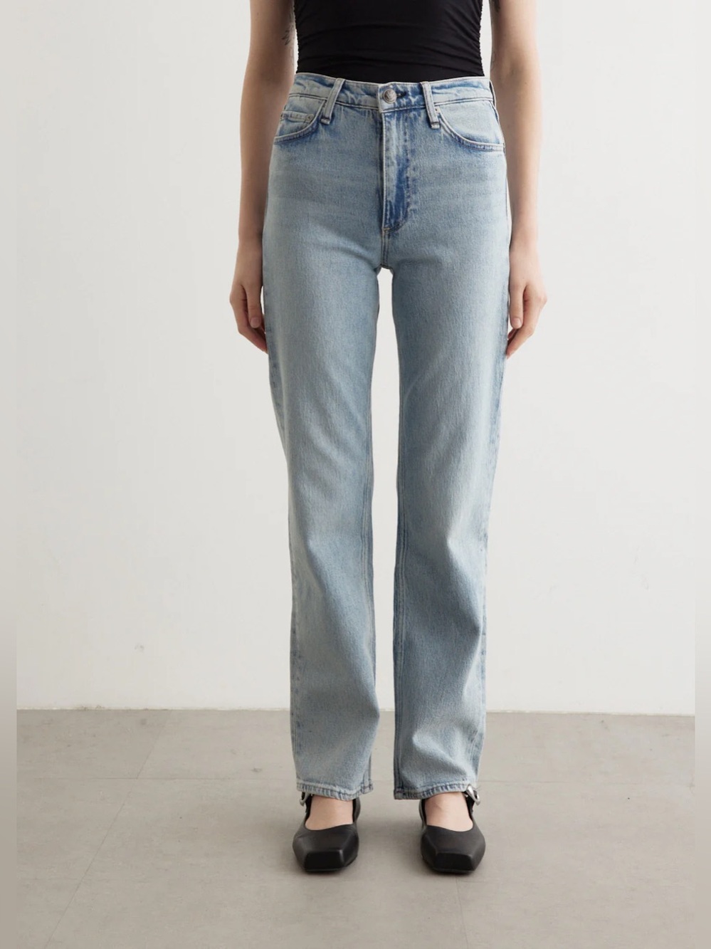 Rag & Bone Harlow Mid-Rise Full Length Jeans Colour Bloomfield Size 26